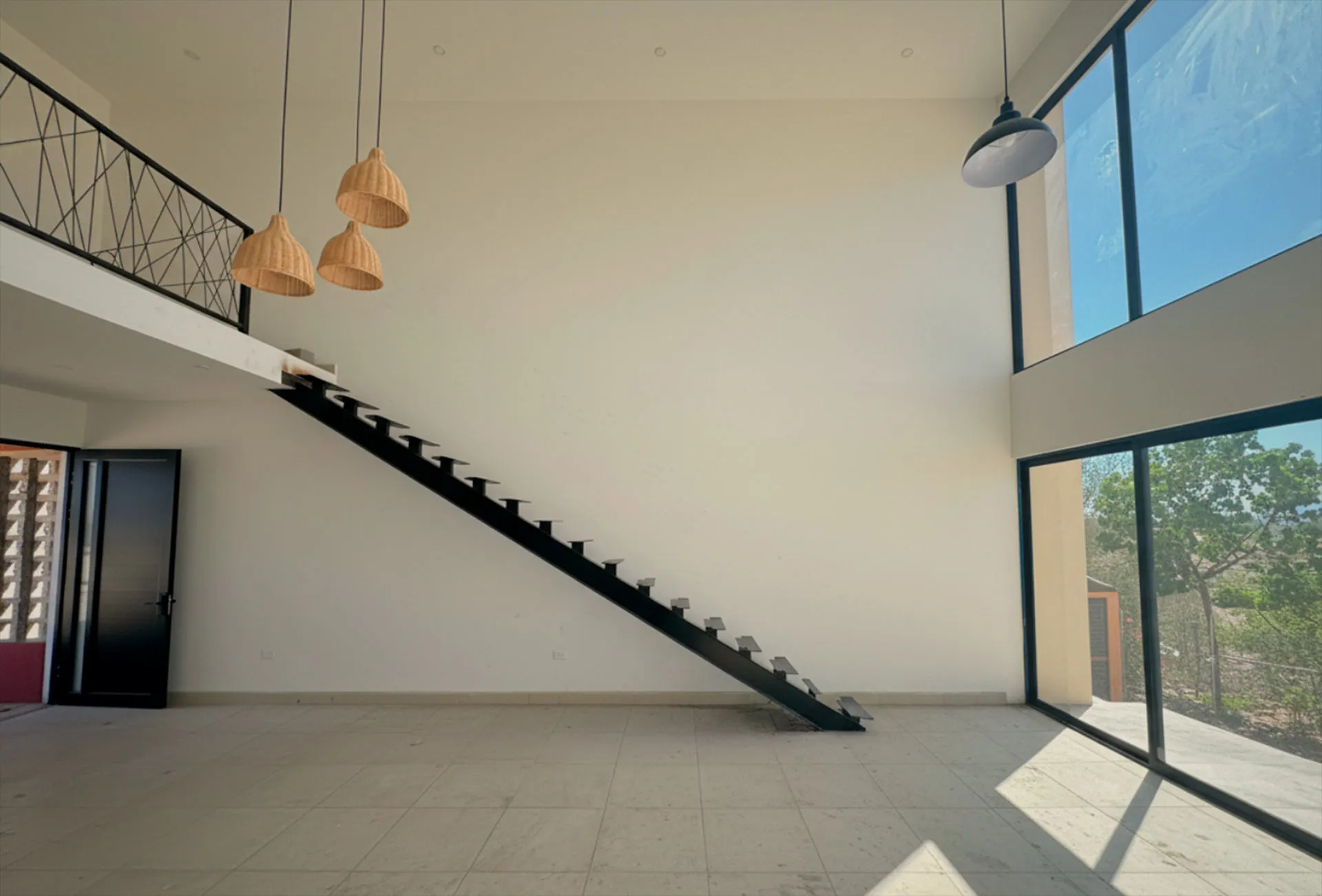 Residential interior built by Espacio B Ingeniería